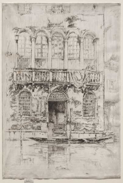 The Balcony, 1886. James McNeill Whistler (American, 1834-1903). Etching