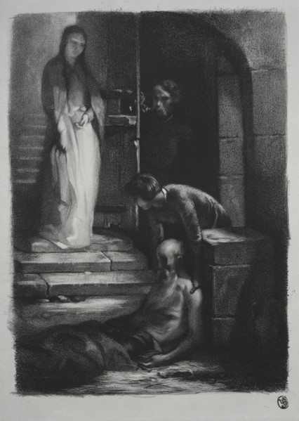 The Prisoner, 1800s. France, 19th century. Lithograph