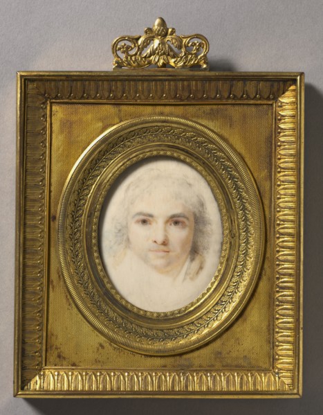 Self-Portrait, c. 1805. Jean-Baptiste Jacques Augustin (French, 1759-1832). Watercolor on ivory in