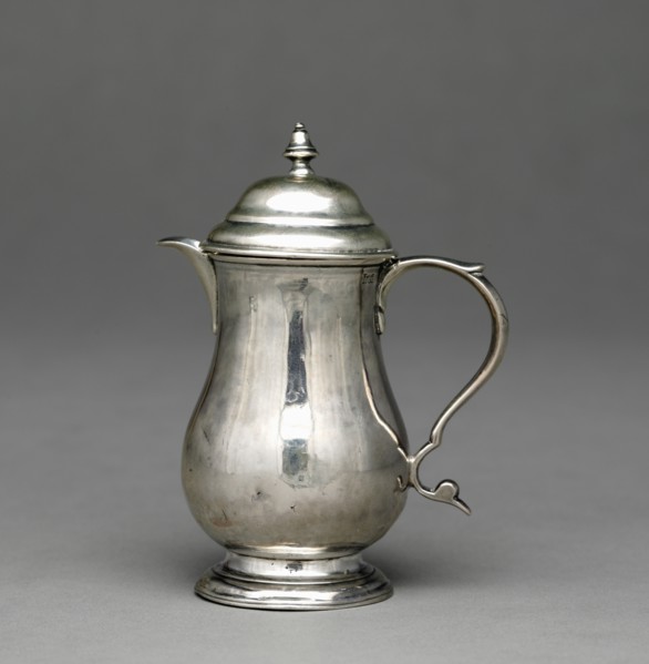 Covered Cream Jug, c. 1740-1760. Europe, probably England, 18th century. Silver; overall: 11.2 cm