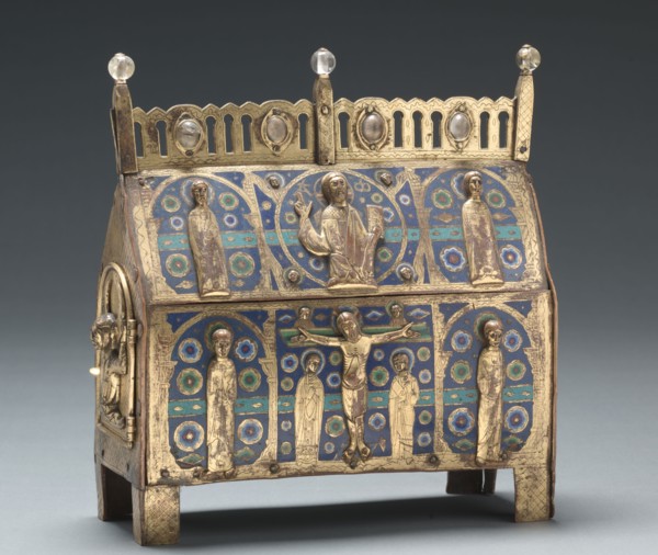 Chasse, c. 1225-1250. France, Limousin, Limoges, Gothic period, 13th century. Copper: repoussé,