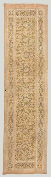 Embroidery, 17th century. Switzerland, 17th century. Embroidery; silk on linen; average: 255.3 x 63