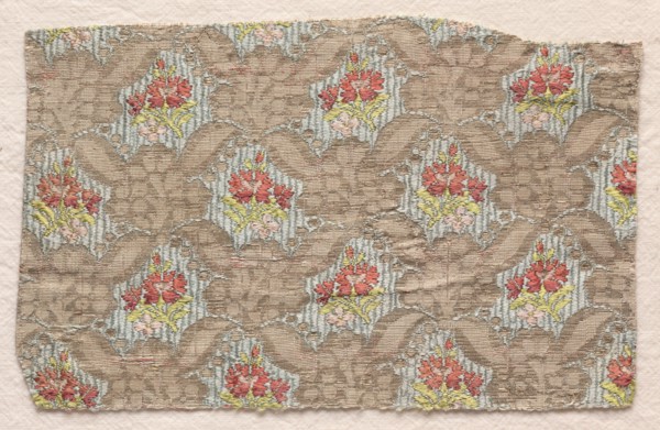 Textile Fragment, 1774-1793. France, late 18th century, Period of Louis XVI (1774-1793). Droguet;