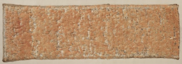 Feathered Panel, 600-1500. Andes, 7th-15th century. Feather "mosaic": feathers sewed on coarse