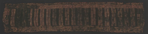 Headcloth, c. 600-400 B.C.. Peru, South Coast, Paracas, Middle Period, c. 600-400 BC (Early