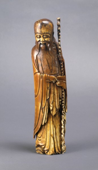 Shoulao (The God of Longevity), c. 1580-1644. China, Ming dynasty (1368-1644). Ivory; overall: 32.4