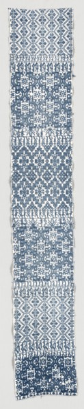 Woven Textile, 18th century. Italy, Sardinia, 18th century. Cotton; overall: 172.9 x 28.3 cm (68