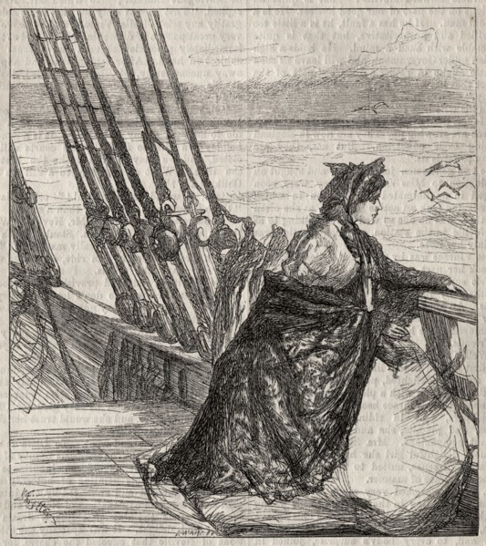 The Major's Daughter:  Clara Vinrace's Farewell to her Father, 1862. James McNeill Whistler