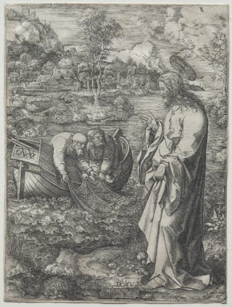 Jesus Calling to St. Peter and St. Andrew, 1523. Dirk Vellert (Netherlandish, 1480/85-1547).