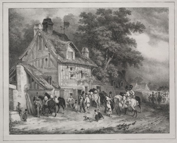 Album of 1829:  Souvenir of Normandy, 1828. Joseph-Louis-Hippolyte Bellangé (French, 1800-1866),