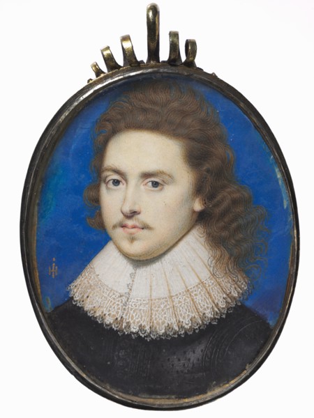 Portrait of a Man, c. 1625. John Hoskins (British, c. 1590-1665). Watercolor on vellum with gold