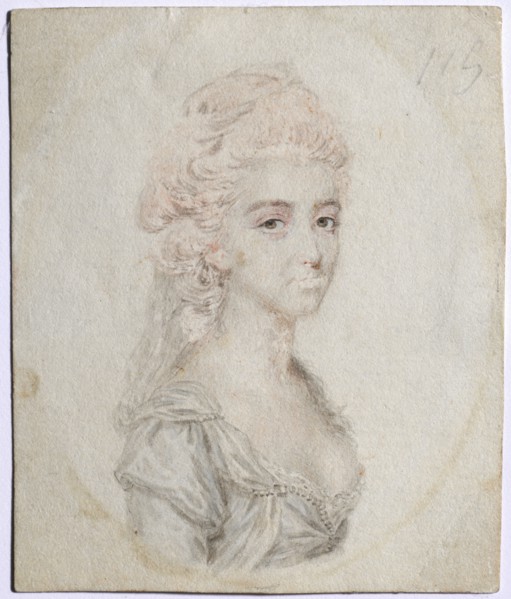 Portrait of a Woman, c. 1776. John I Smart (British, 1741-1811). Graphite and wash on laid paper;