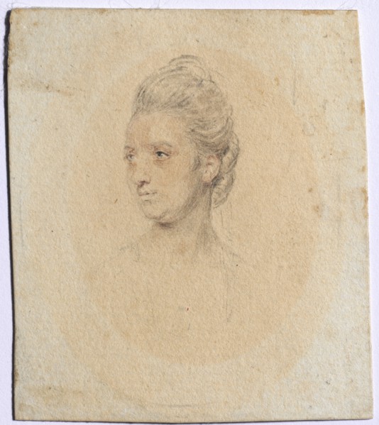 Portrait of a Woman, c. 1772. John I Smart (British, 1741-1811). Graphite and wash on laid paper;