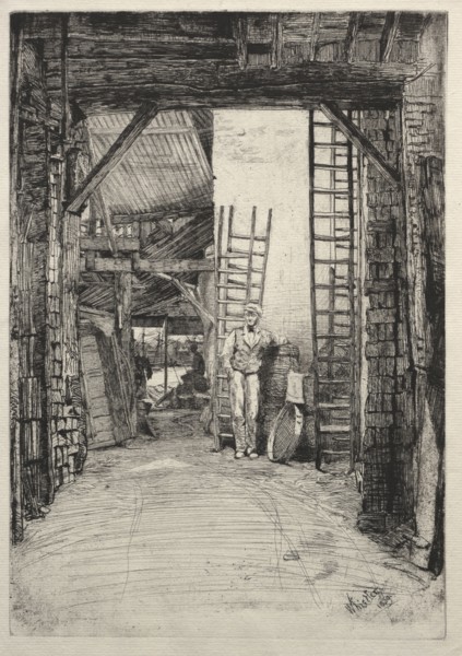 The Lime-burner, 1859. James McNeill Whistler (American, 1834-1903). Etching