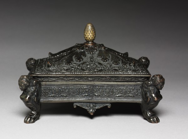 Writing Casket, c. 1525. Workshop of Severo da Ravenna (Italian, c.1496-c.1543). Bronze; overall: