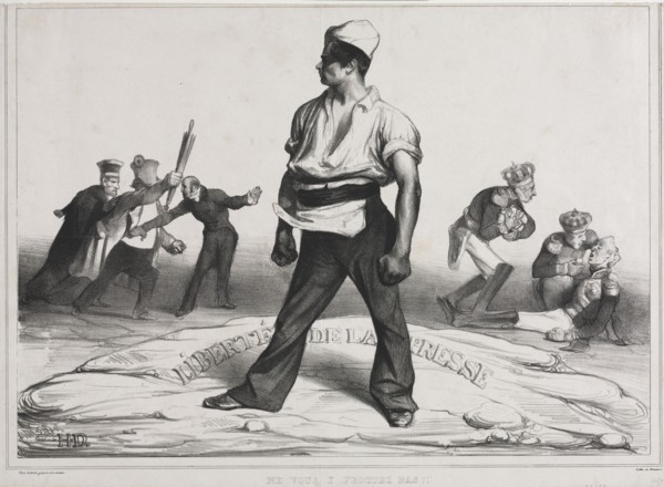 The Monthly Association (plate 20): Do not meddle with it!, 1834. Honoré Daumier (French,