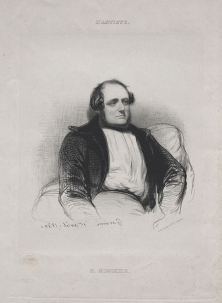 Henri (Bonaventure) Monnier, 1840. Paul Gavarni (French, 1804-1866). Lithograph