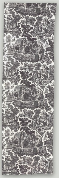 Miller's Family, early 1800s. France, Rouen, early 19th century. Copperplate printed cotton;