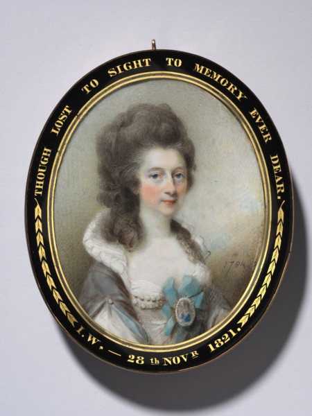 Portrait of Lady Grace Anna Newenham, 1784. Horace Hone (British, 1756-1825). Watercolor on ivory;