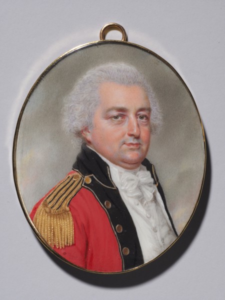 Portrait of an Officer, c. 1794. John I Smart (British, 1741-1811). Watercolor on ivory in a