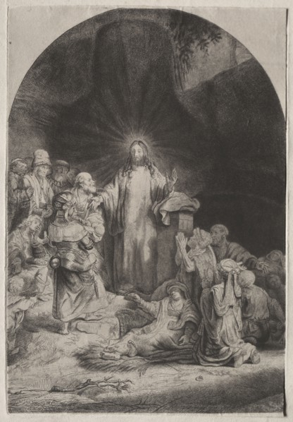 The Hundred Guilder Print, c. 1649. Rembrandt van Rijn (Dutch, 1606-1669). Etching, drypoint, and
