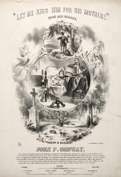 Let me Kiss him for his Mothers - Sheet Music Cover. Winslow Homer (American, 1836-1910).