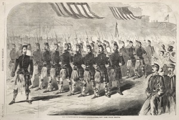 The Seventy-Ninth Regiment (Highlanders) New York State Militia, 1861. Winslow Homer (American,