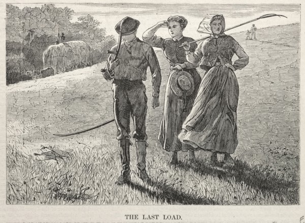 The Last Load, 1869. Winslow Homer (American, 1836-1910). Wood engraving
