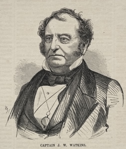Captain J. W. Watkins, 1857. Winslow Homer (American, 1836-1910). Wood engraving