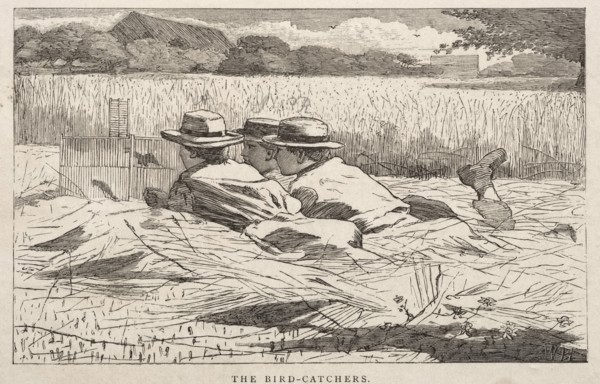 The Bird Catchers, 1867. Winslow Homer (American, 1836-1910). Wood engraving