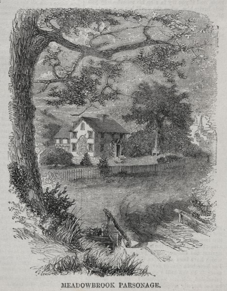 Meadowbrook Parsonage, 1860. Winslow Homer (American, 1836-1910). Wood engraving