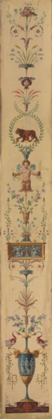Decorative Panel, 1790s. Pierre Rousseau (French, 1751-1829). Oil on canvas; unframed: 264 x 33.7 x