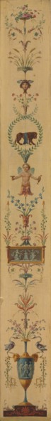 Decorative Panel, 1790s. Pierre Rousseau (French, 1751-1829). Oil on canvas; unframed: 264 x 33.7 x