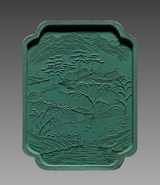 Ink Cake, 1736-95. China, Qing Dynasty (1644-1911), Qianlong reign (1736-95). Ink cake; overall: 6