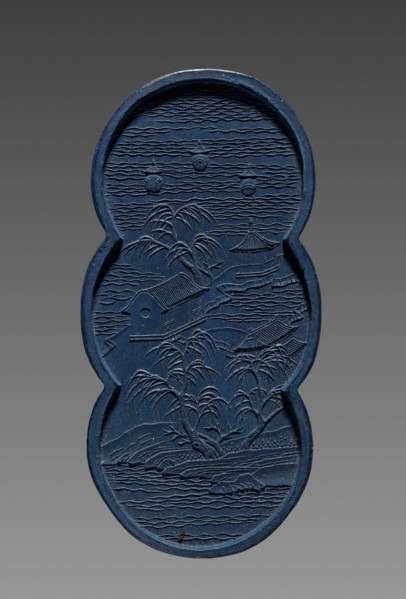 Ink Cake, 1736-95. China, Qing Dynasty (1644-1911), Qianlong reign (1736-95). Ink cake; overall: 7