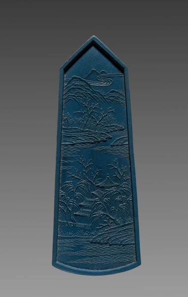 Ink Cake, 1736-95. China, Qing Dynasty (1644-1911), Qianlong reign (1736-95). Ink cake; overall: 10