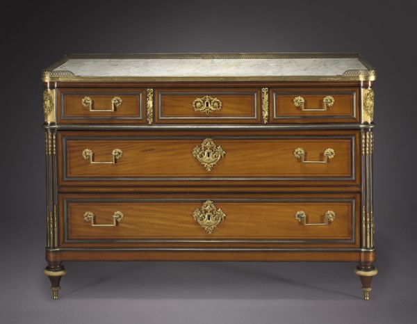 Chest of Drawers, c. 1775-1792. Attributed to Claude-Charles Saunier (French, 1735-1807), mounts in