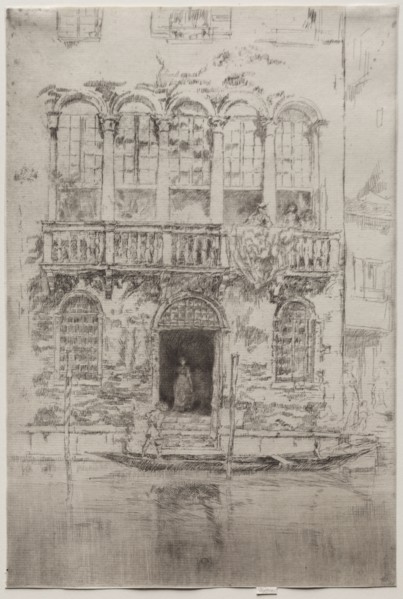 The Balcony, c. 1880. James McNeill Whistler (American, 1834-1903). Etching and drypoint