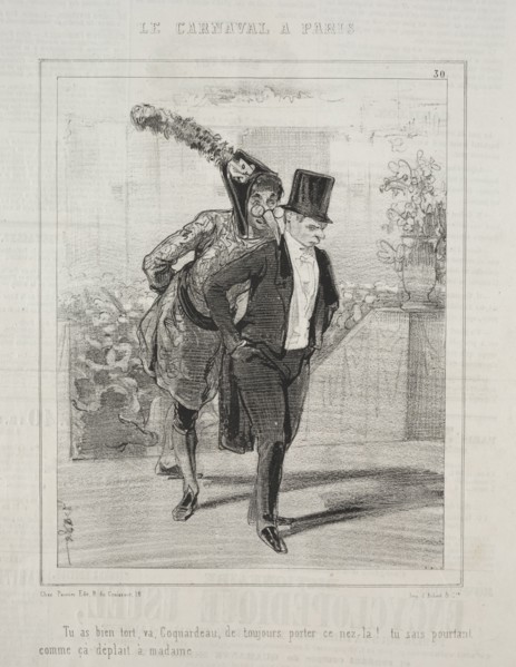 Carnaval, 1841-1843. Paul Gavarni (French, 1804-1866). Lithograph