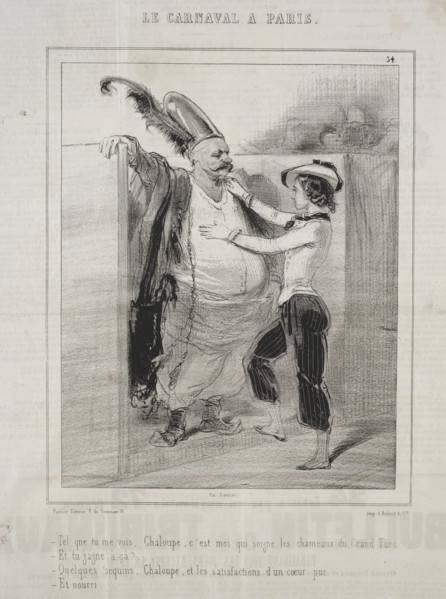 Carnaval, 1841-1843. Paul Gavarni (French, 1804-1866). Lithograph