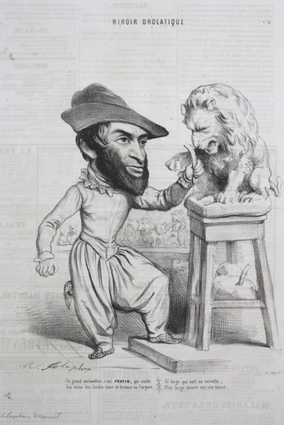 Miroir Drolatique:  No. 6. Marie Alexandre Alophe (French, 1812-1883). Lithograph