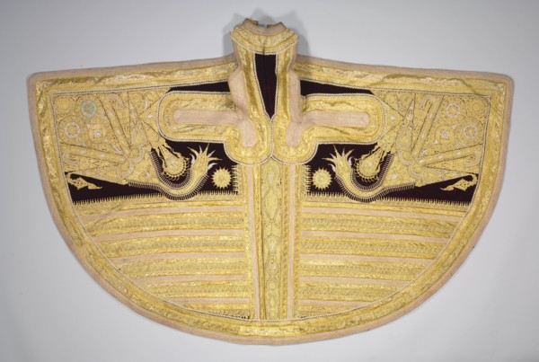 Gold-Thread Embroidered Garment for a Woman, late 1800s. Prizrend, Serbia, or Scutari, Albani, late