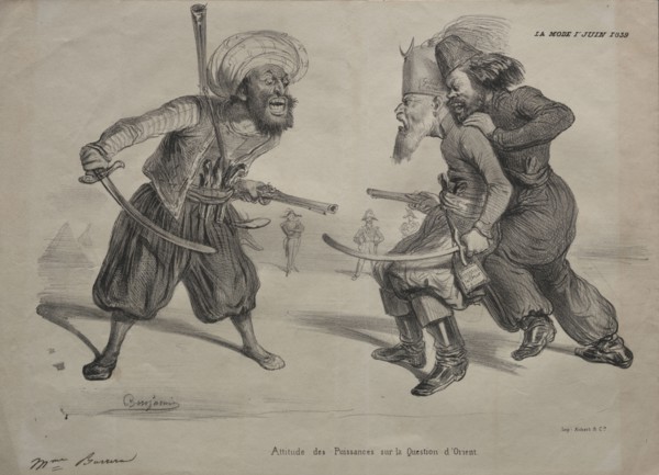 Positions of Power on the Question of the Orient, 1839. Benjamin (Benjamin Roubaud) (French,