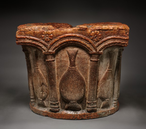 Well Head, 1400s. Italy, probably Verona, 15th century. Pink limestone (called "Verona Marble");