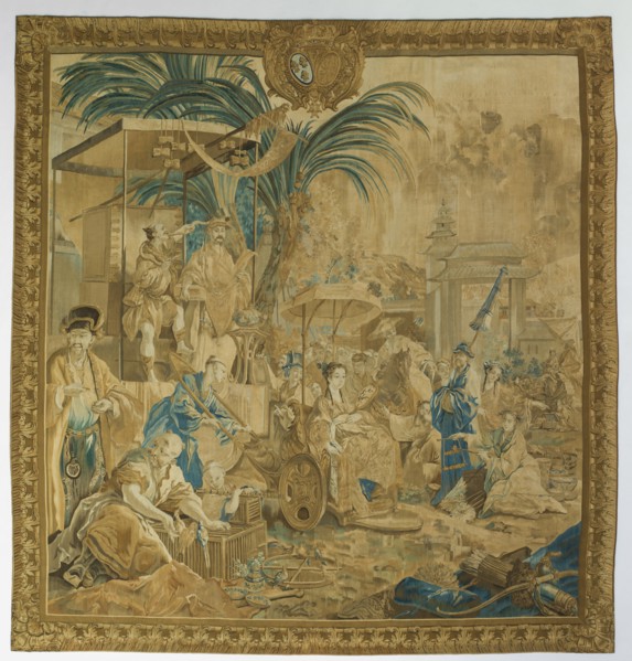 Chinese Fair, 1723-1774. Beauvais (French), Jean Joseph Dumons (French, 1687-1779), after a design
