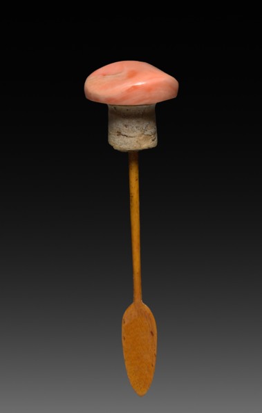 Snuff Bottle with Stopper (stopper), 1723-1735. China, Jiangxi province, Jingdezhen kilns, Qing