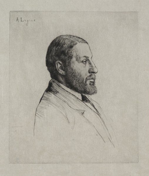 Murray Marks. Alphonse Legros (French, 1837-1911). Drypoint