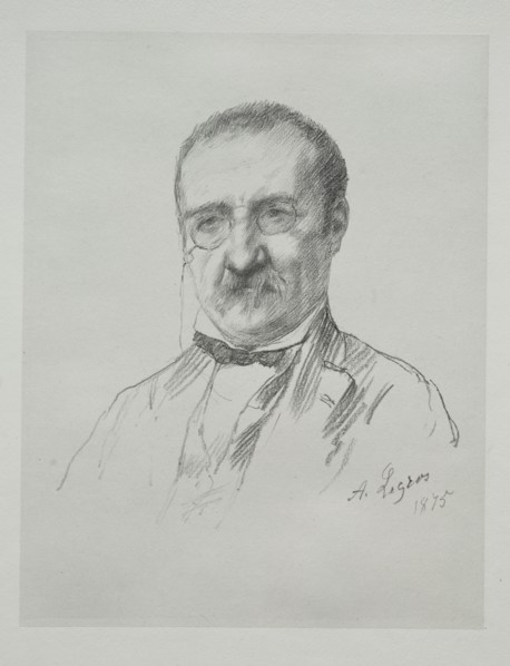 Mr. Champfleury, 1875. Alphonse Legros (French, 1837-1911). Lithograph