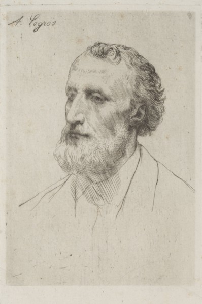 Jules Dalou. Alphonse Legros (French, 1837-1911). Drypoint
