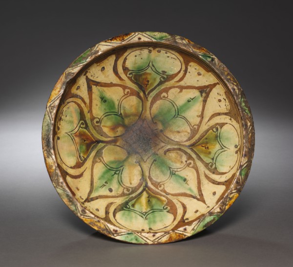 Bowl, 1100s-1200s. Northwest Iran, Aghkand (Azerbaijan area), 12th-13th century. Earthenware with